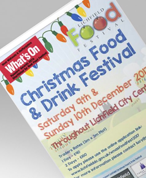 Lichfield Food Festival - 9th & 10th December